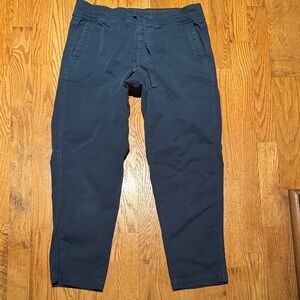The North Face organic cotton navy ankle pants size small